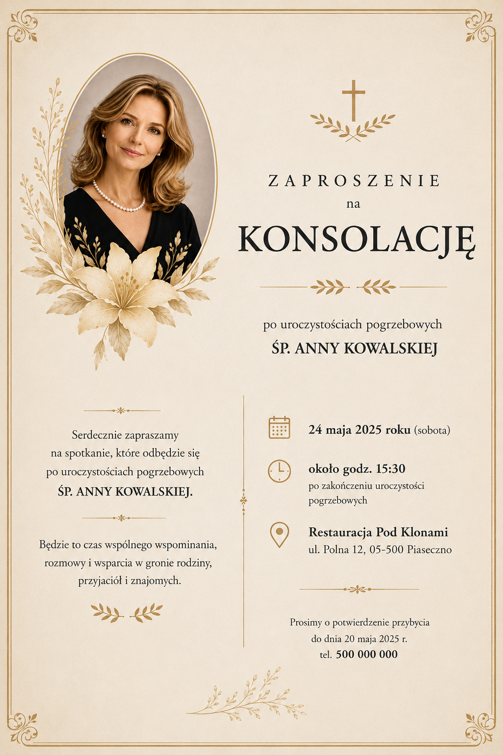 Portret pożegnalny